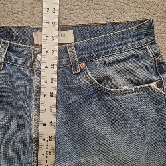 VTG Levis 505 Jeans 30x32 Blue Denim Regular Fit Straight Leg Red Tab Classic - Picture 10 of 11